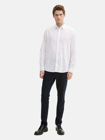 TOM TAILOR Regular fit Button Up Shirt in White