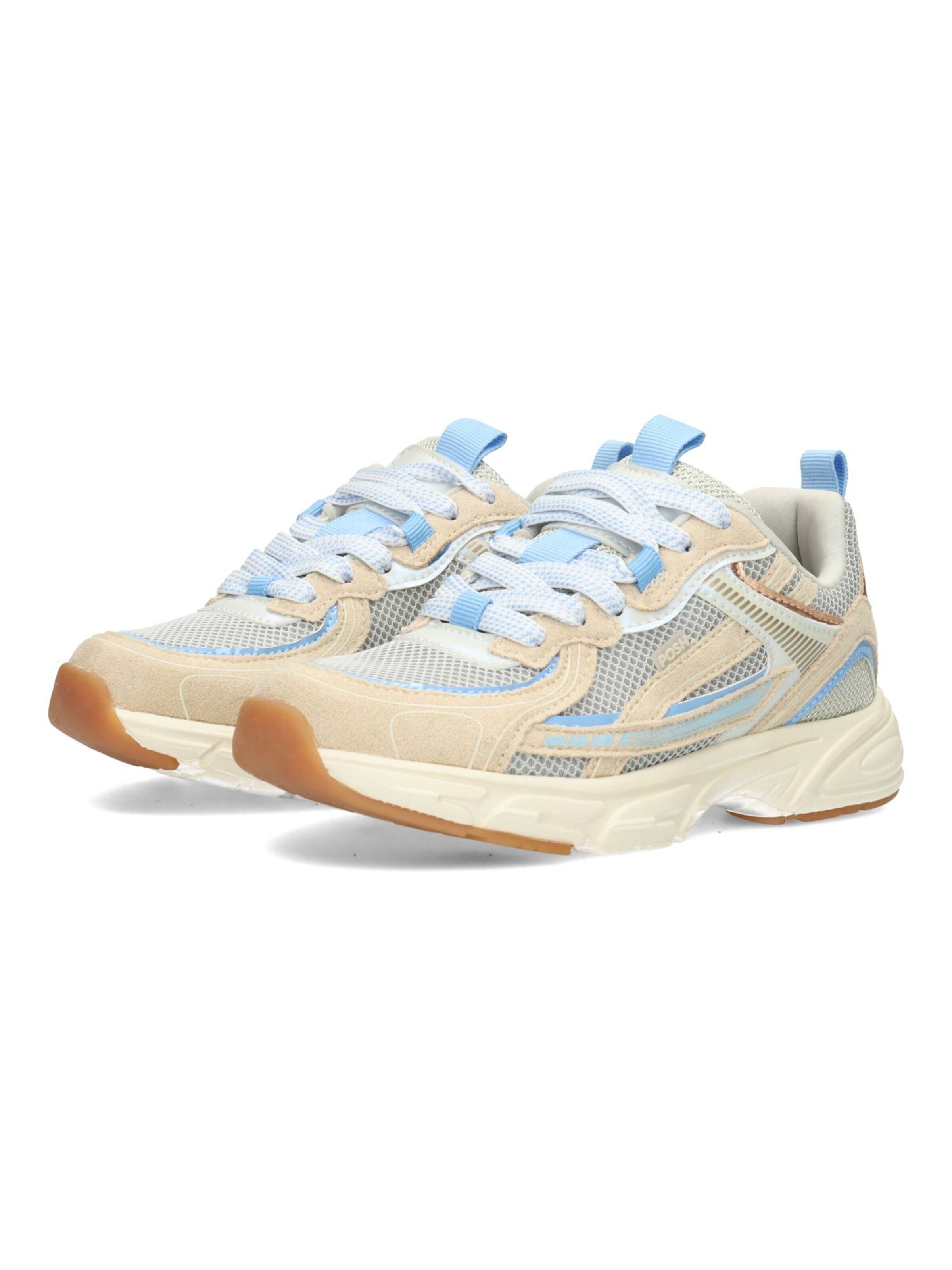 Baskets POSH by Poelman en mélange de couleurs