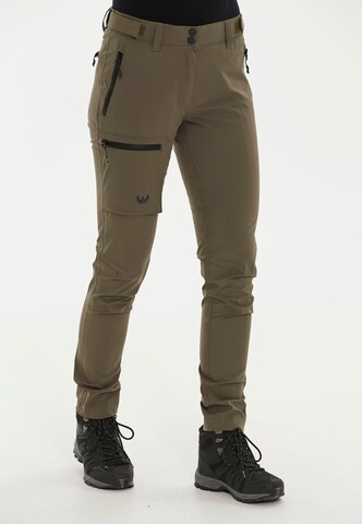 Whistler Regular Outdoorbroek 'Seymour' in Groen: voorkant