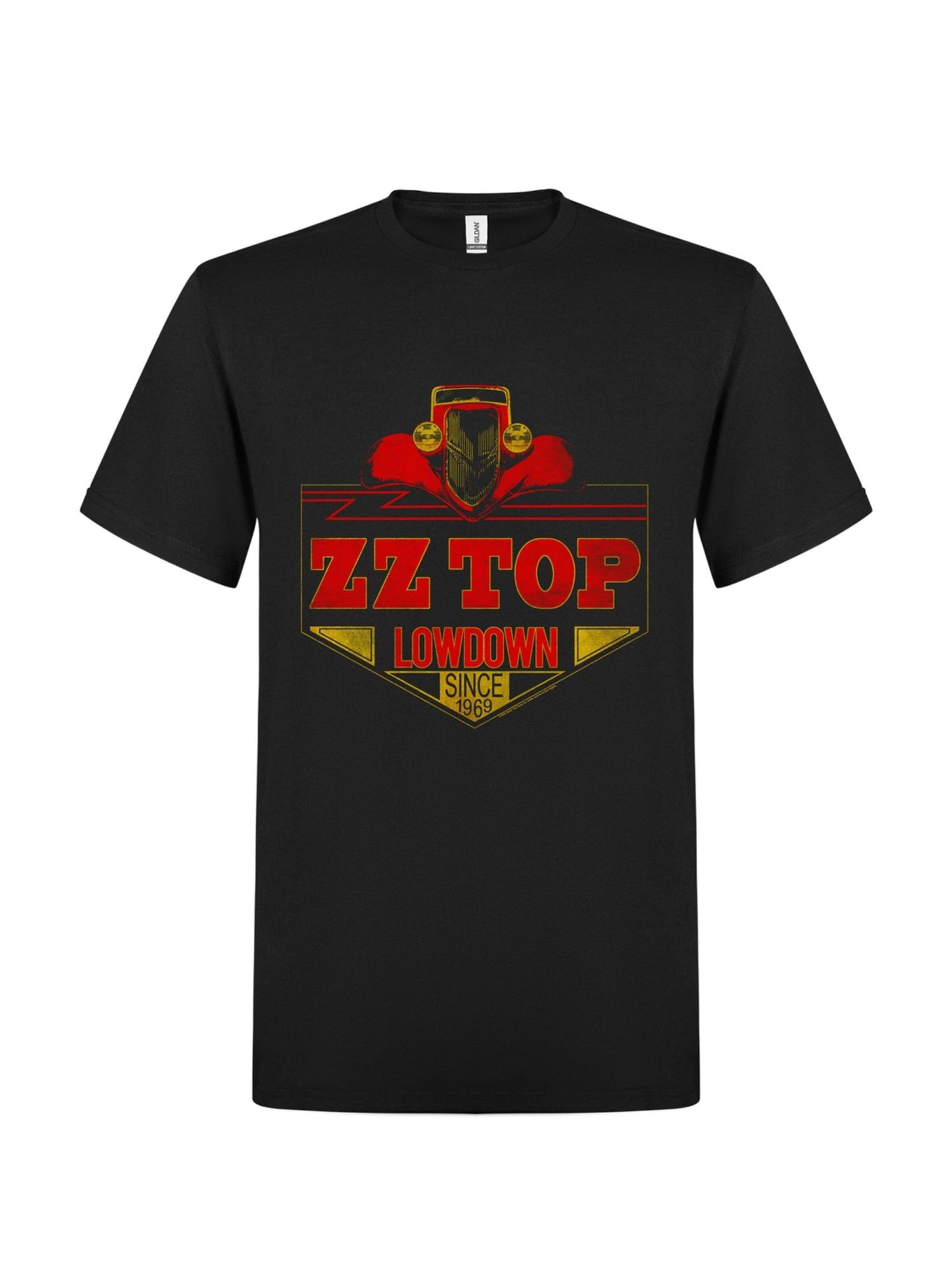 Rockshirts Shirt 'ZZ Top - Lowdown' in Zwart: voorkant