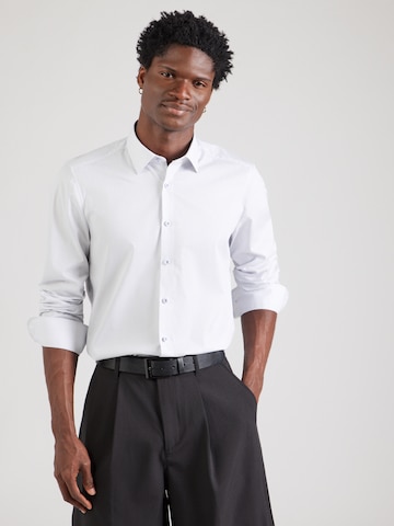 OLYMP - Ajuste regular Camisa 'Level 5' en azul: frente