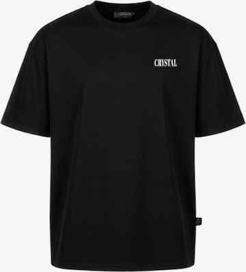 Crystal Paris Shirt 'Face' in Black: front