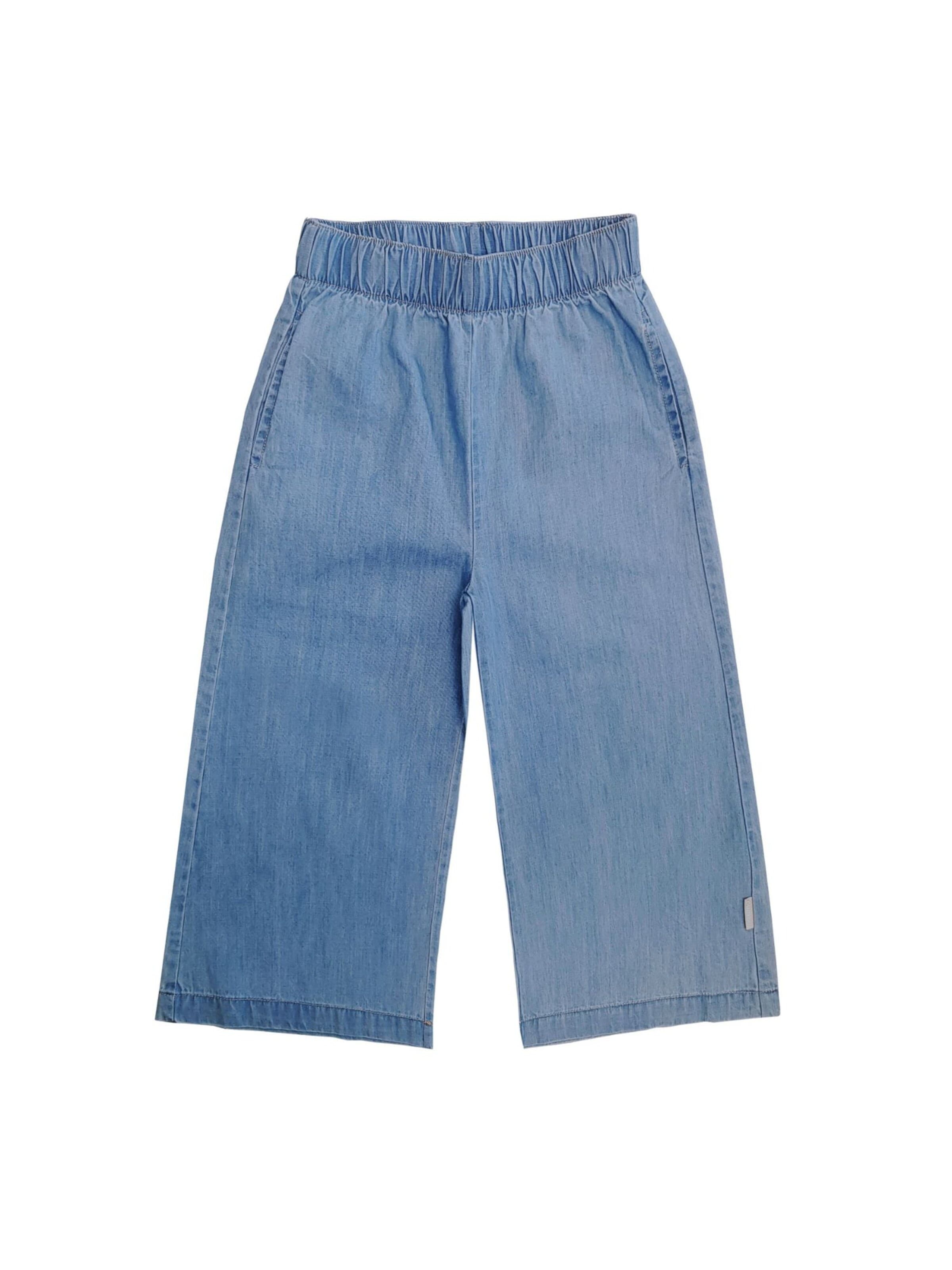 MAXIMO Wide Leg Hose 'MINI GIRL'‌‌‌‌‌‌‌ in Blau: Vorderseite