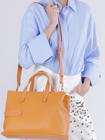 Borsa a tracolla di CAFè NOIR in arancione: frontale