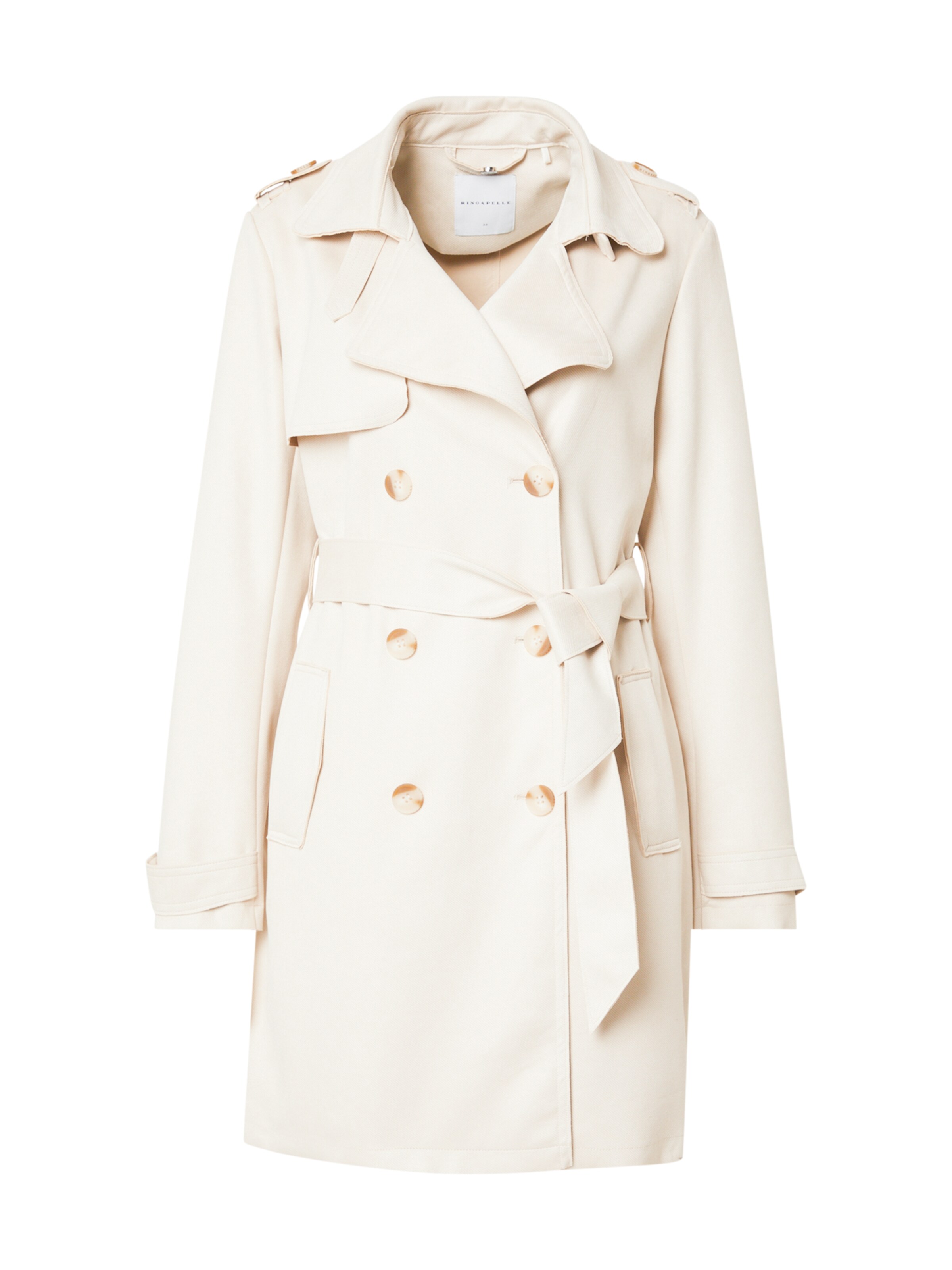 Cappotto di mezza stagione 'Kyona' di RINO & PELLE in bianco: frontale