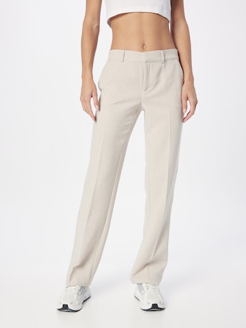 regular Pantaloni con piega frontale di NLY by Nelly in beige: frontale