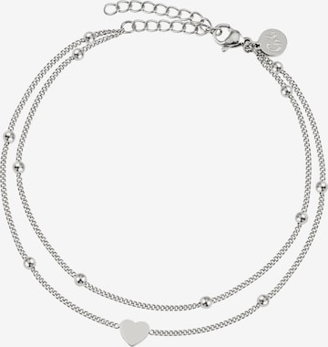 GOOD.designs Fußkette in Silber: Vorderseite