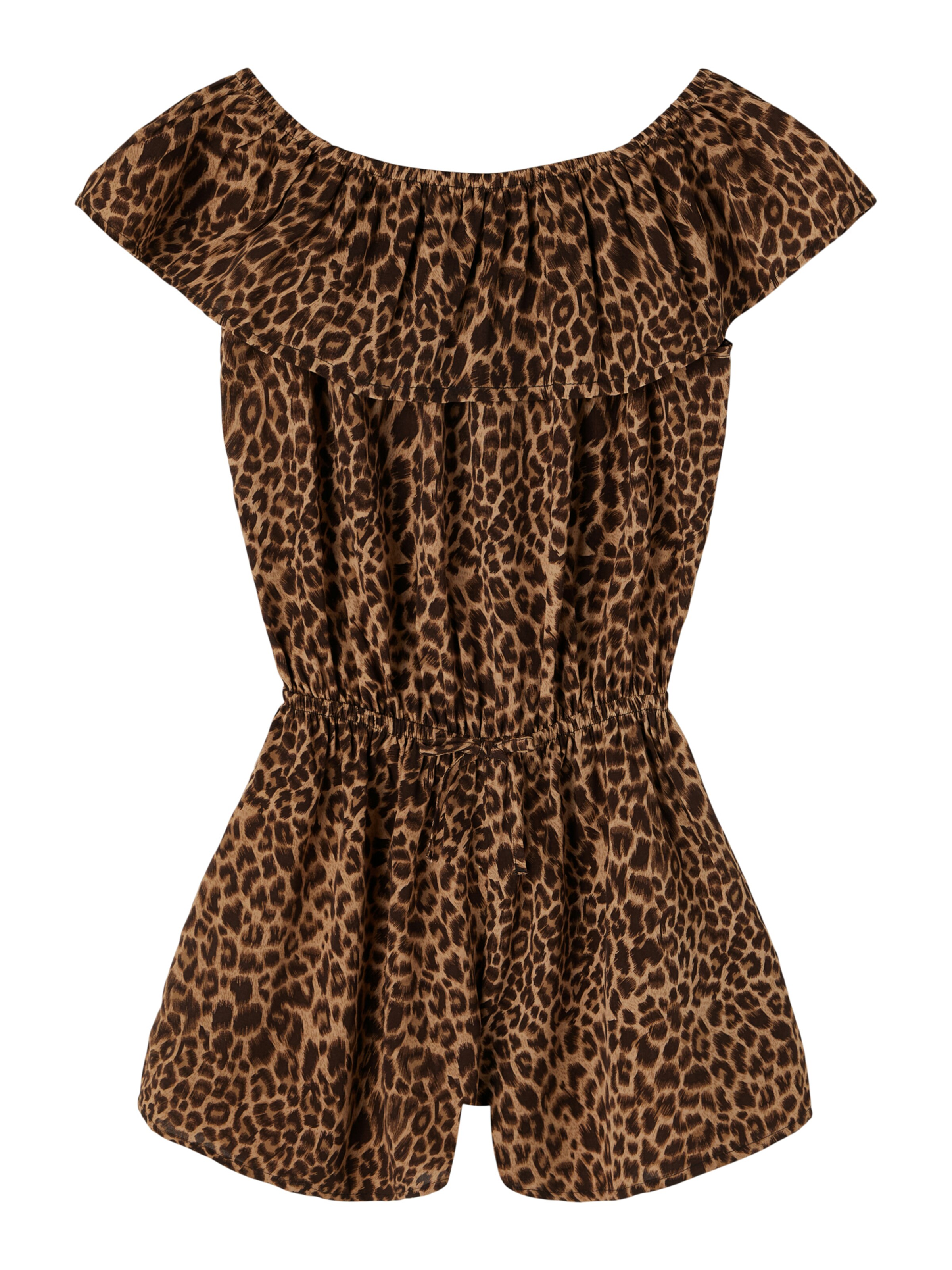 NAME IT Overall 'NKFVINAYA' in Brown: front