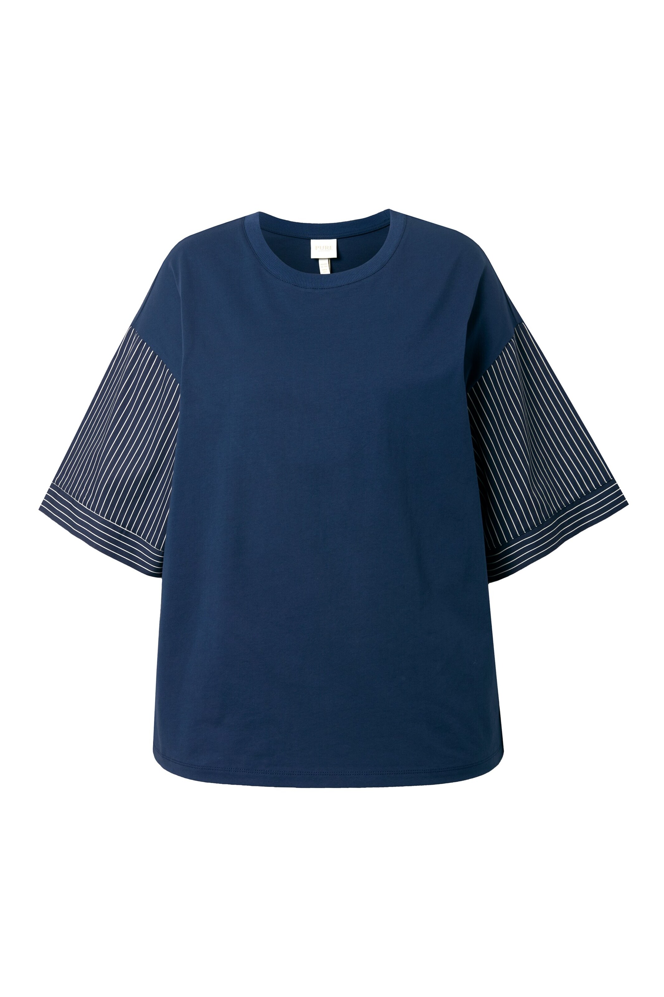 Ulla Popken Shirt in Blauw: voorkant