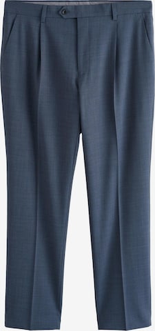 Coupe slim Pantalon à plis 'N. Premium' Next en bleu : devant