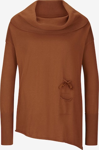 Pullover di Linea Tesini by heine in marrone: frontale