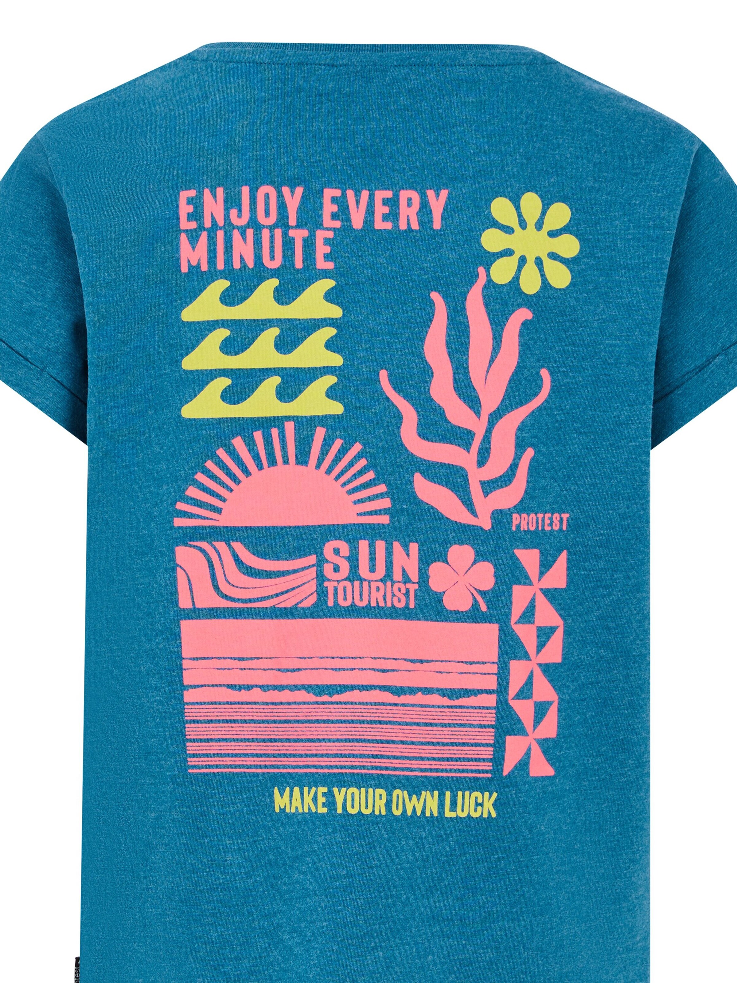 PROTEST Shirt 'PRTMulti JR'‌ in Blau