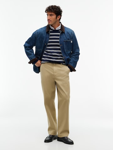 TOMMY HILFIGER Loosefit Chinobyxa 'RIVER HERITAGE' i brun: framsida