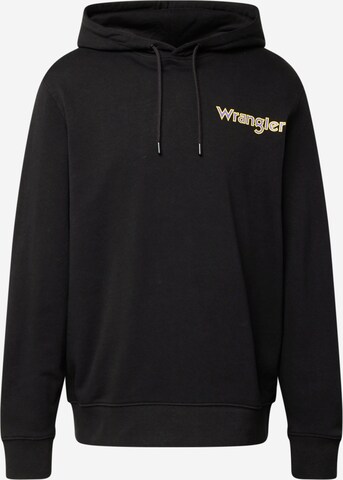 WRANGLER Суичър в черно: отпред