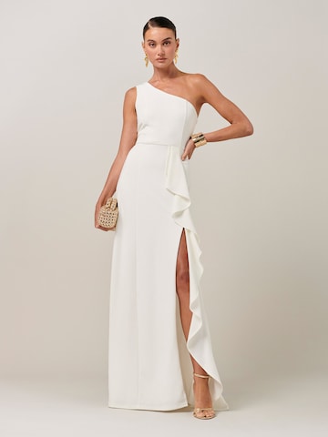 BWLDR Kleid 'CATIA DRESS' in Weiß: Vorderseite