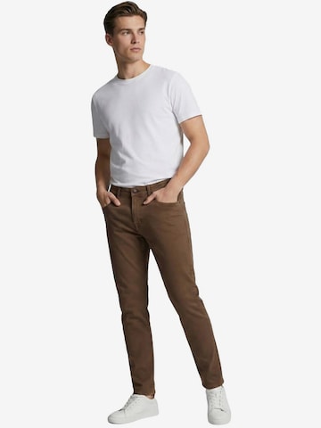 LTB Jeans Tapered Jeans 'LTB Jeans Renar Skinny Leg Mid Waist Jeanshose' in Brown: front