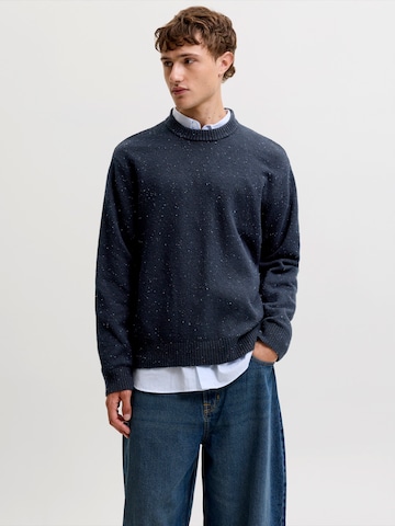 JACK & JONES Pulóver 'JORNORREBRO' - kék: elől