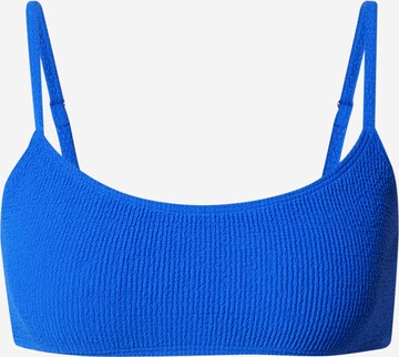 Public Desire Bikini Top in Blue: front