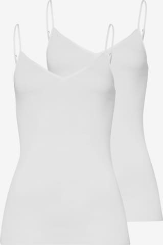 Hanro Undershirt 'Cotton Seamless' in White: front