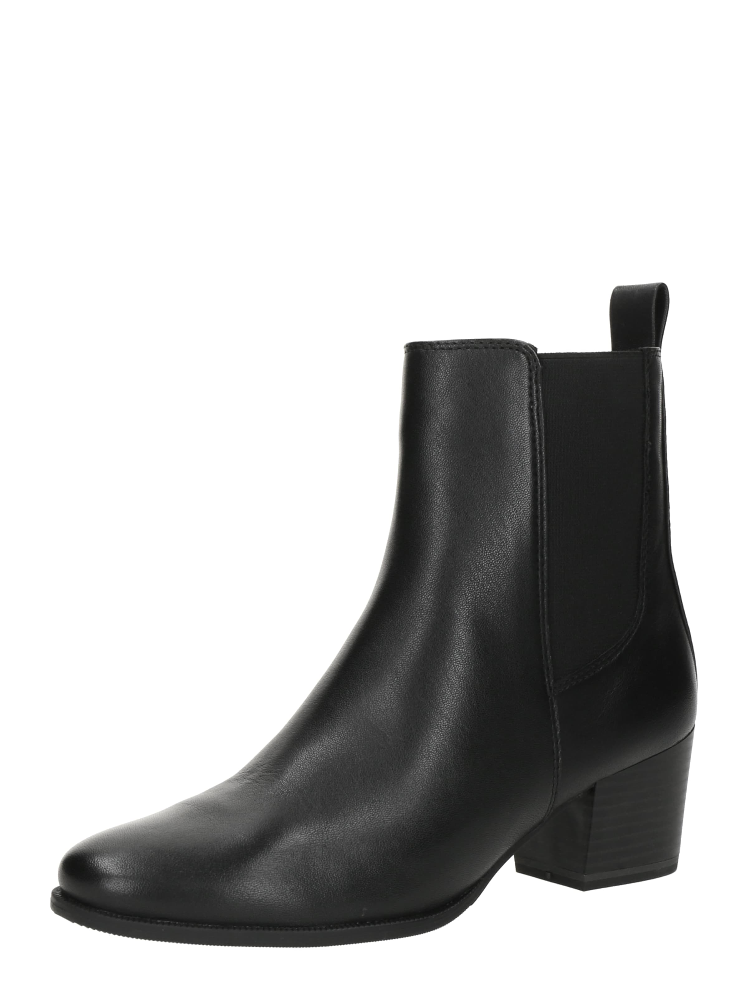 CAPRICE Chelsea Boots in Black: front