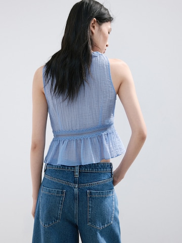 MANGO Blúz 'ELENA' - kék