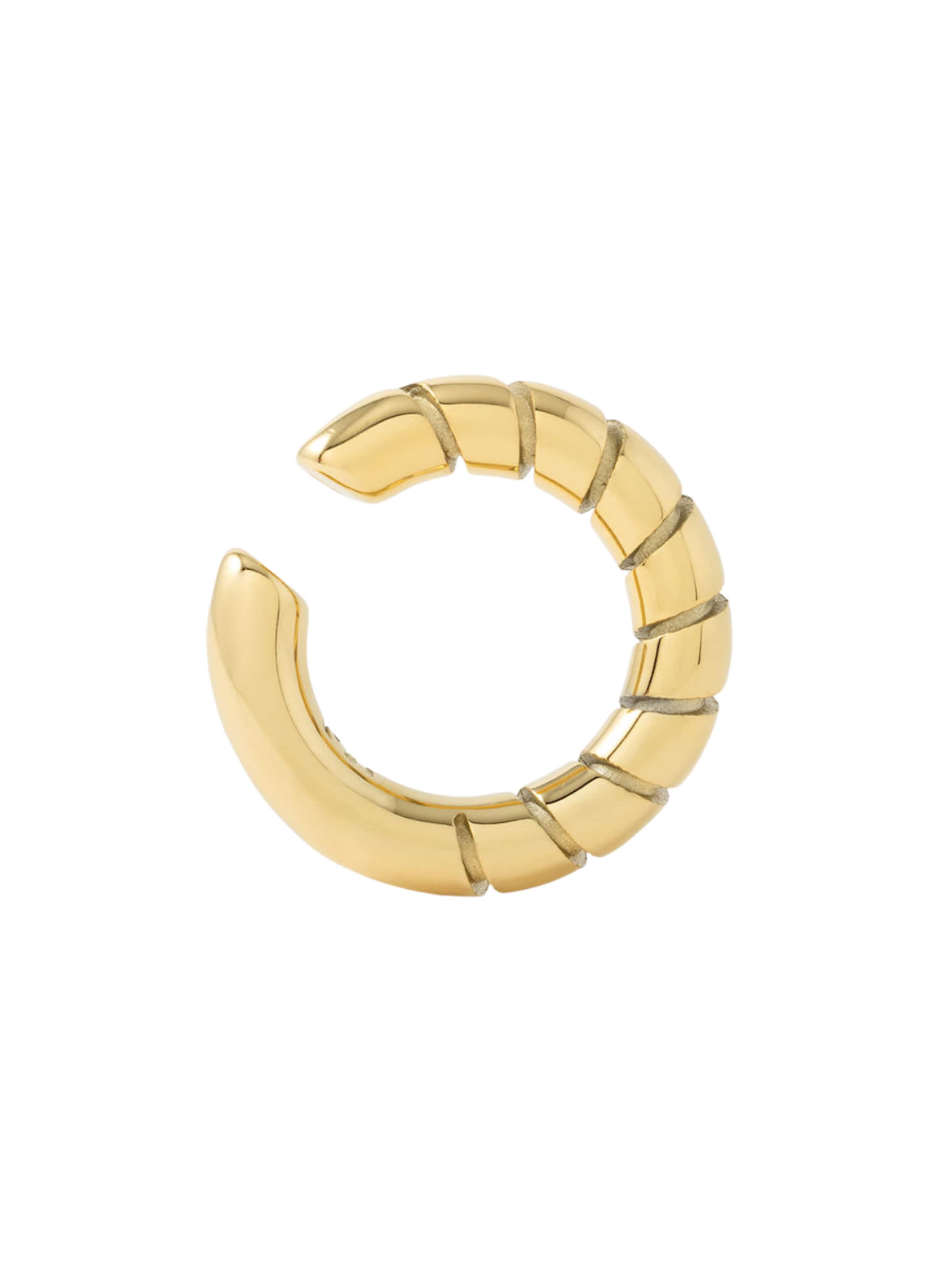 Boucles d'oreilles 'Ear cuff Ora G' YParis en or : devant