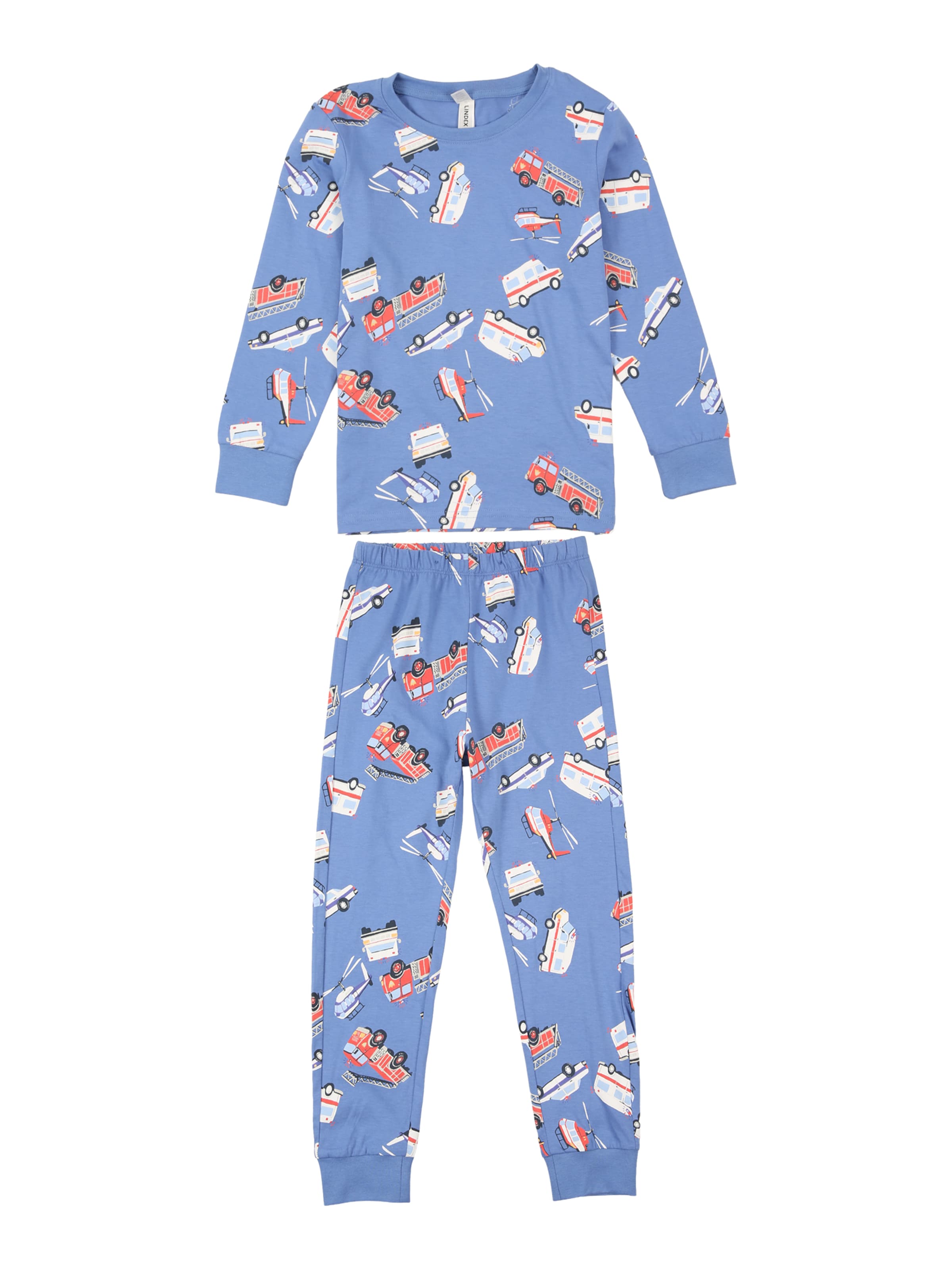 Lindex - Pijama en azul: frente