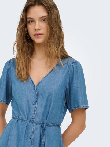 ONLY Blusekjole 'ONLEVIDA-BEA' i blå