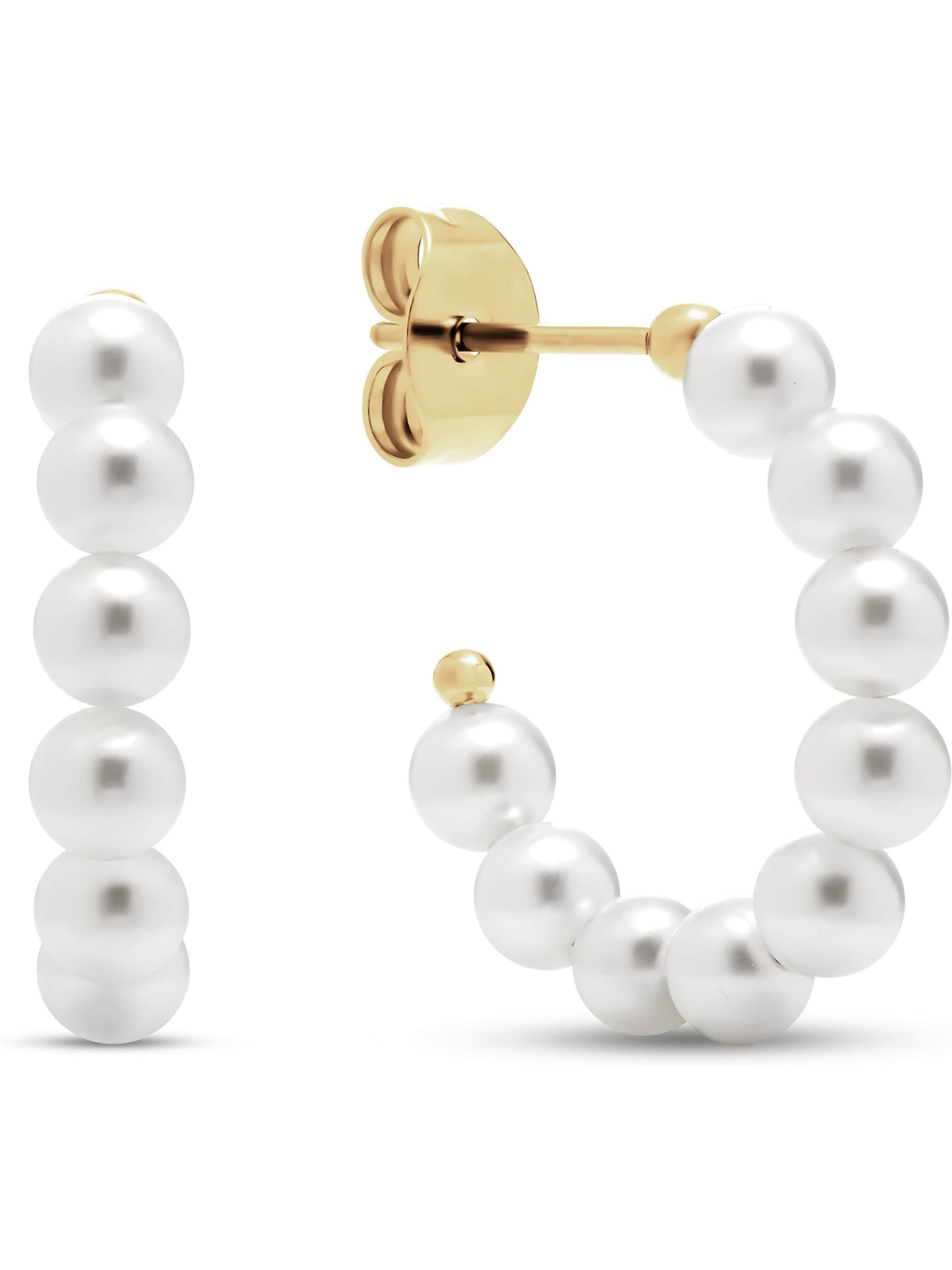 FAVS Earrings in Gold: front