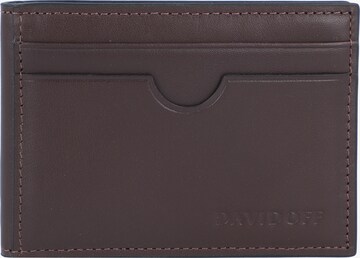 Davidoff Essentials Kreditkartenetui Leder 10 cm in Braun: predná strana