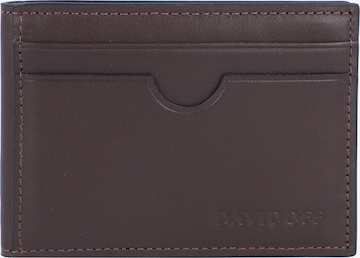 Davidoff Essentials Kreditkartenetui Leder 10 cm in Braun: predná strana