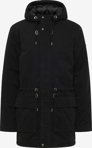 DreiMaster Vintage Winter Parka 'Imane' in Black: front