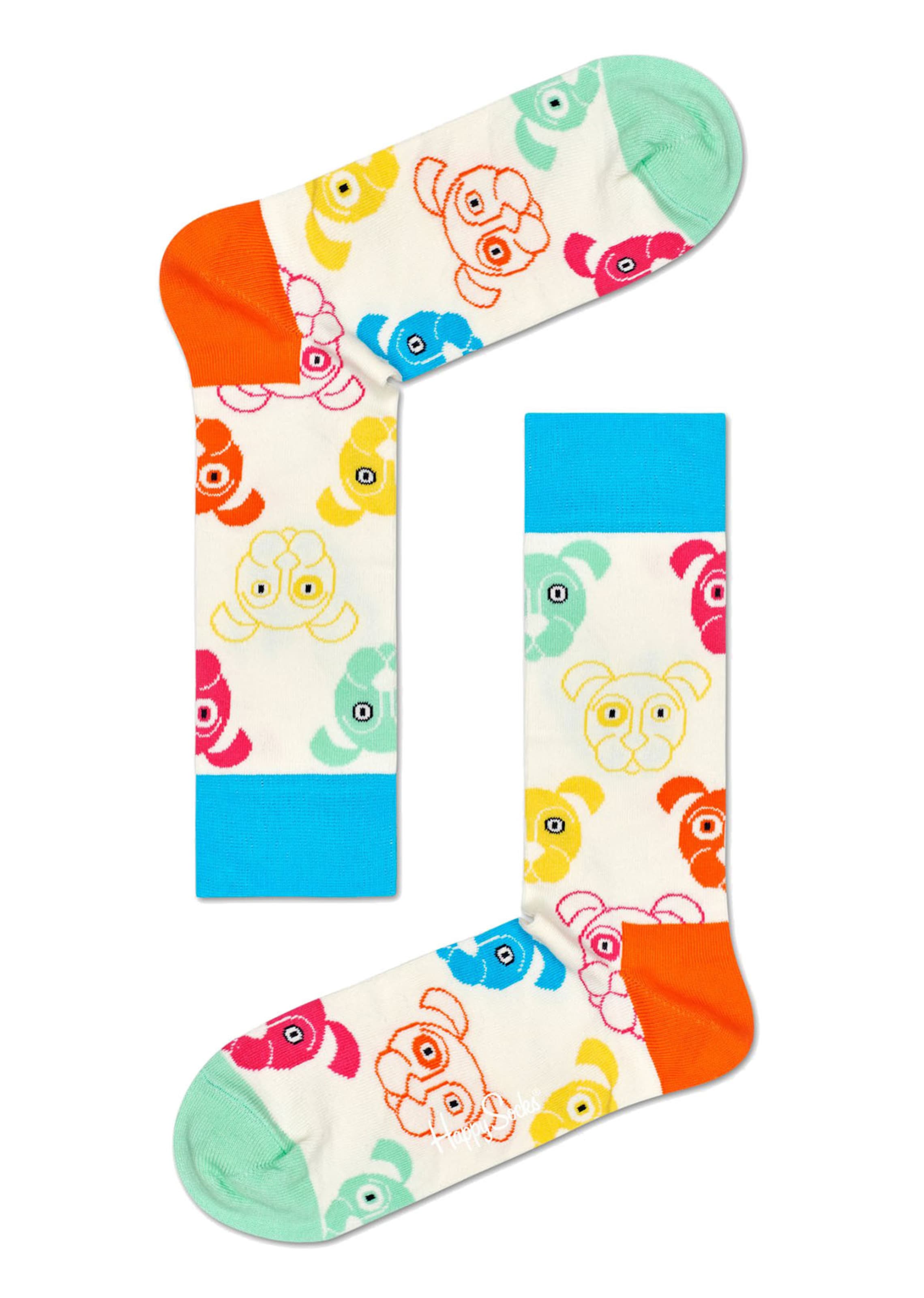 Frauen Wäsche Happy Socks Socken 'Dog' in Mischfarben - ZW81315
