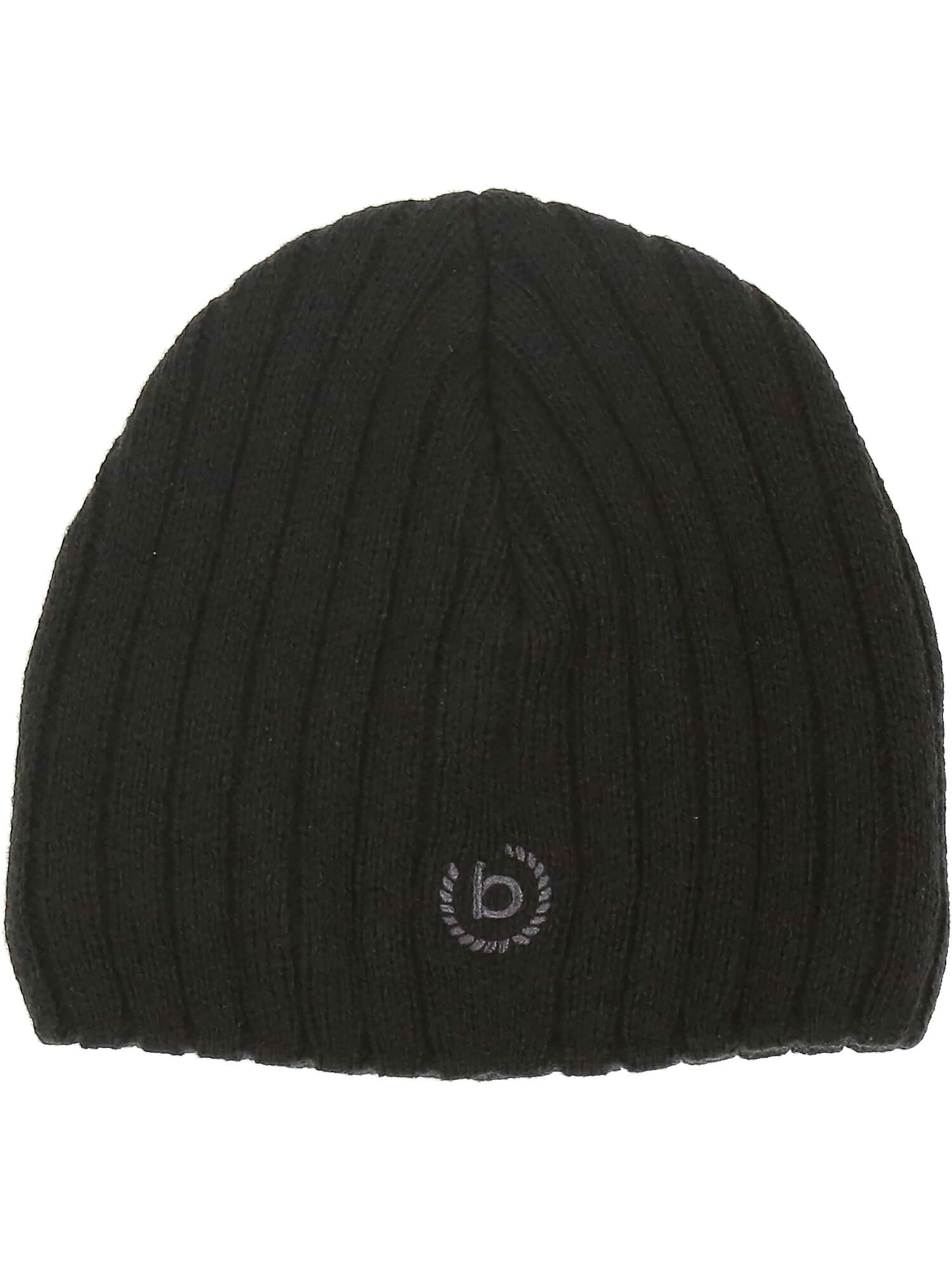 bugatti Beanie in Black: front