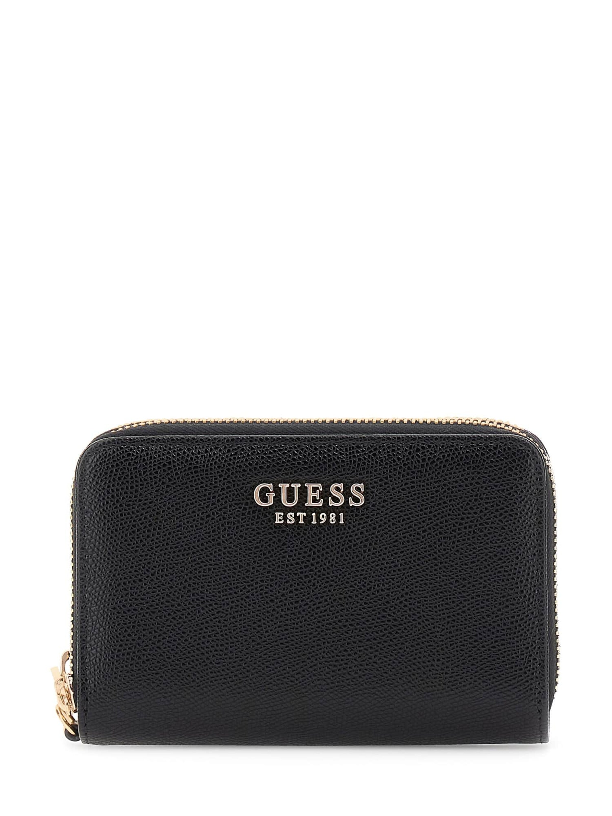 GUESS Wallet in Black: front