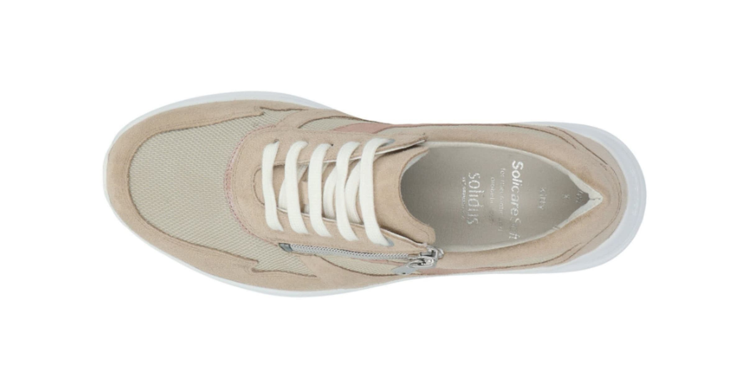 SOLIDUS Lace-Up Shoes in Beige