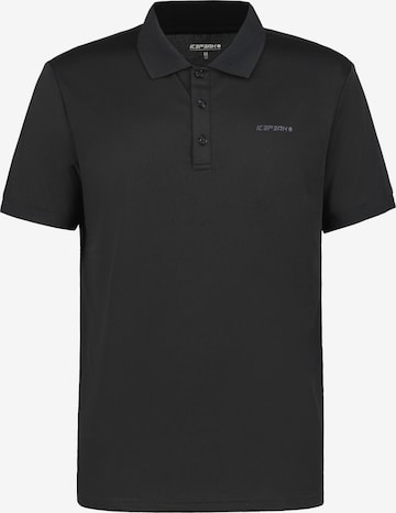 ICEPEAK Λειτουργικό μπλουζάκι σε μαύρο: μπροστά