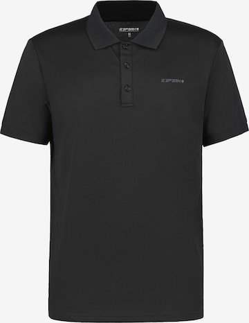 ICEPEAK Funktionsshirt 'Bellmont' in Schwarz: Vorderseite