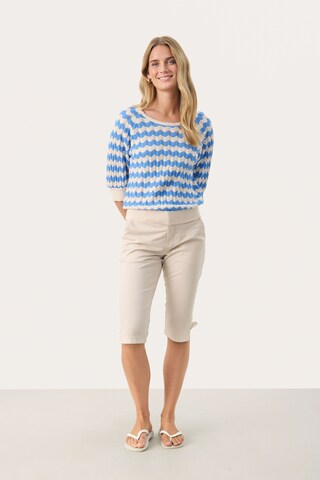 Pull-over 'Rosine' Part Two en blanc : devant