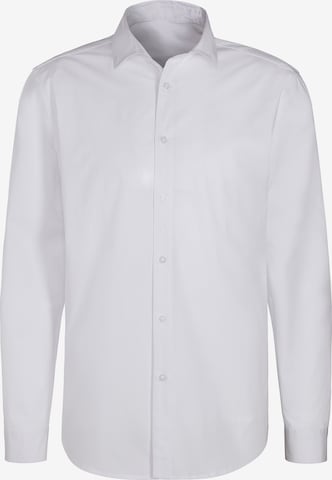JOHN DEVIN Business Shirt in White: front