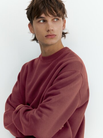 Sweat-shirt Pull&Bear en rouge