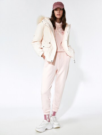 Koton Between-Seasons Parka in Pink
