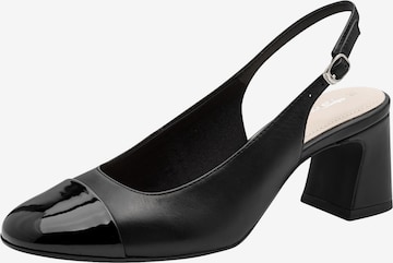 Tamaris - Zapatos con plataforma en negro: frente