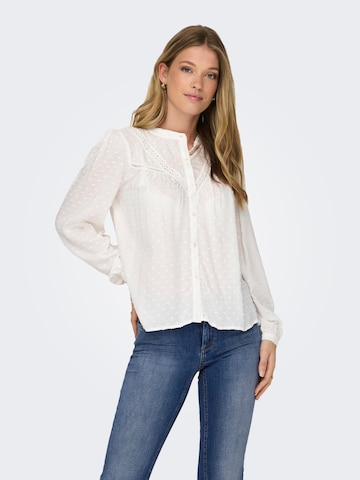 JDY - Blusa 'JADE' em branco: frente