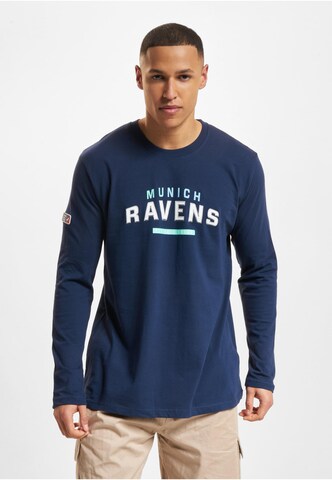 European League of Football Shirt 'DefShop x European League of Football Munich Ravens 1' in Blauw