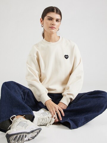 Carhartt WIP Sweatshirt 'Ingo' in Beige: front