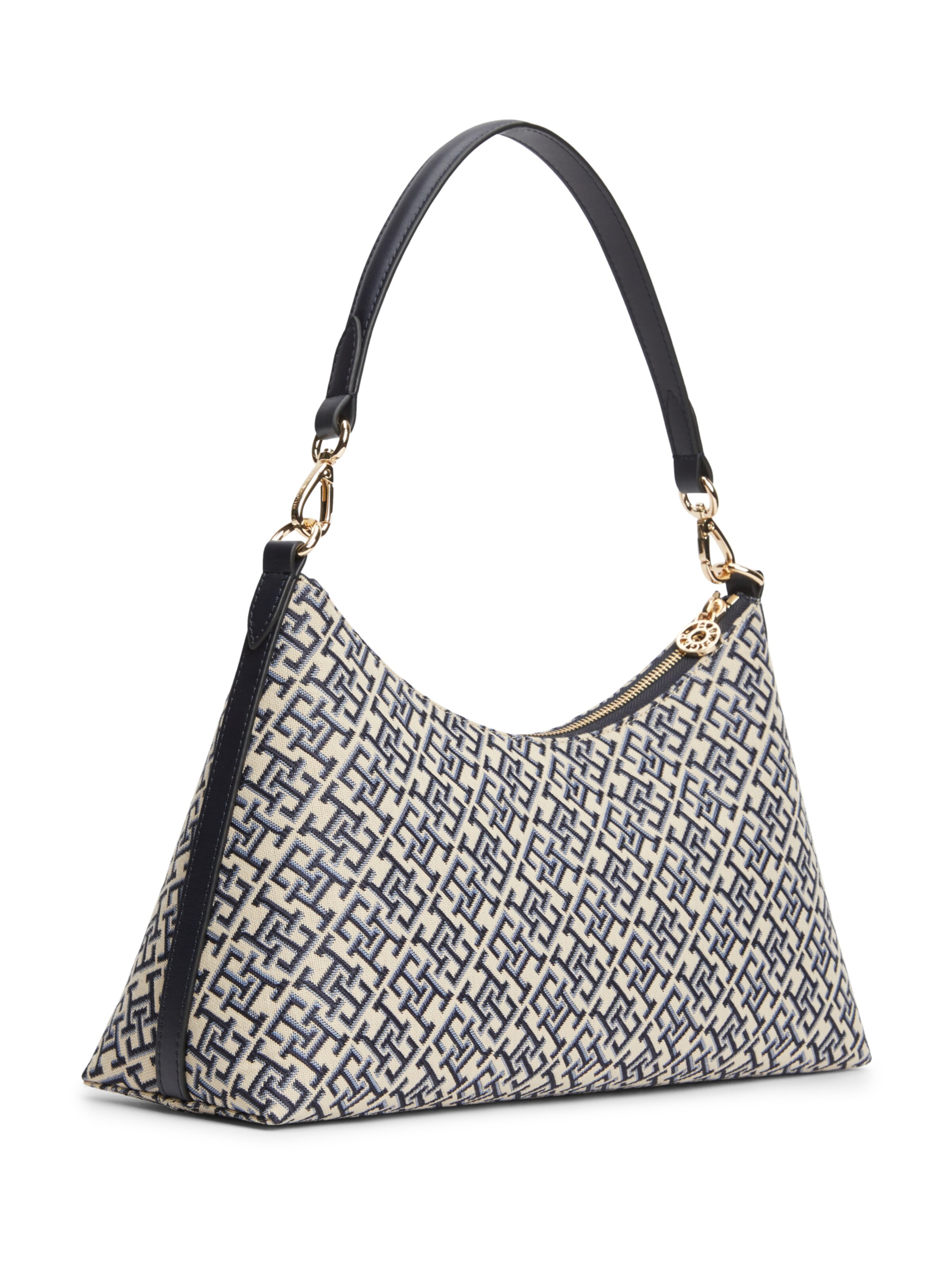 TOMMY HILFIGER Olkalaukku 'JACQUARD' värissä sininen