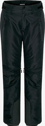 CHIEMSEE Regular Workout Pants in Black: front