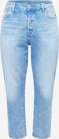 Levi's® Plus Bootcut Džínsy 'PL 501 Jeans For Women' - Modrá: predná strana