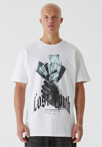 Lost Youth Shirt in Wit: voorkant